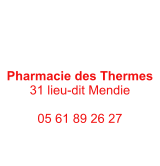 Pharmacie des Thermes 31 lieu-dit Mendie  05 61 89 26 27