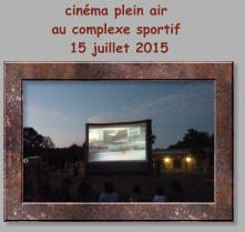 cinéma plein air au complexe sportif  15 juillet 2015
