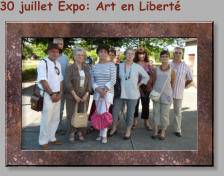 30 juillet Expo: Art en Liberté