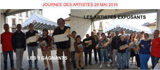 JOURNEE DES ARTISTES 29 MAI 2016