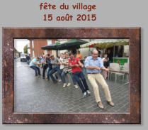 fête du village  15 août 2015