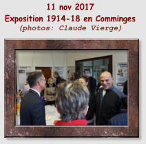 11 nov 2017 Exposition 1914-18 en Comminges (photos: Claude Vierge)