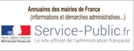 Annuaires des mairies de France    (inforrmations et démarches administratives...)